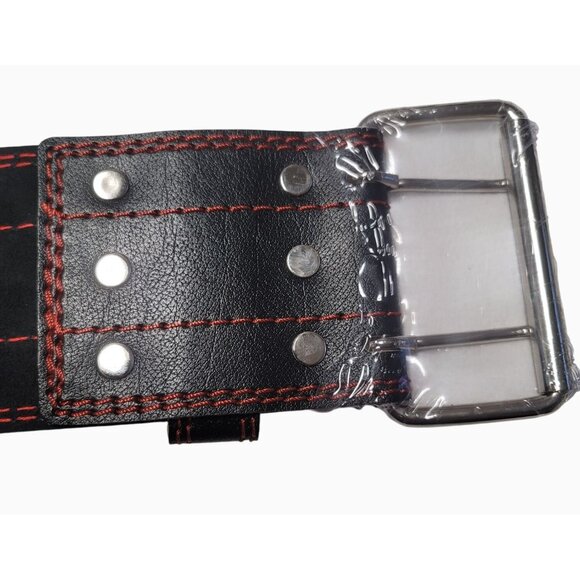 Dark Iron Fitness Weightlifting Belt Heavy Double-Prong Buckle - NEW - Picture 3 of 7